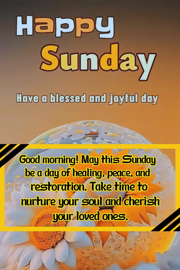 Good Morning Blessing Sunday