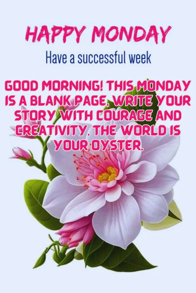 Good Morning Monday Blessings Images