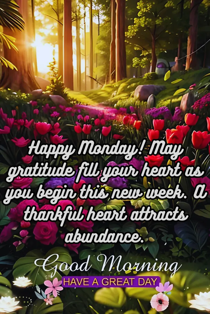 Good Morning Monday Blessings Images