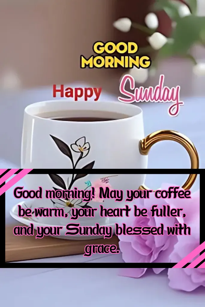 Good Morning Sunday Blessings