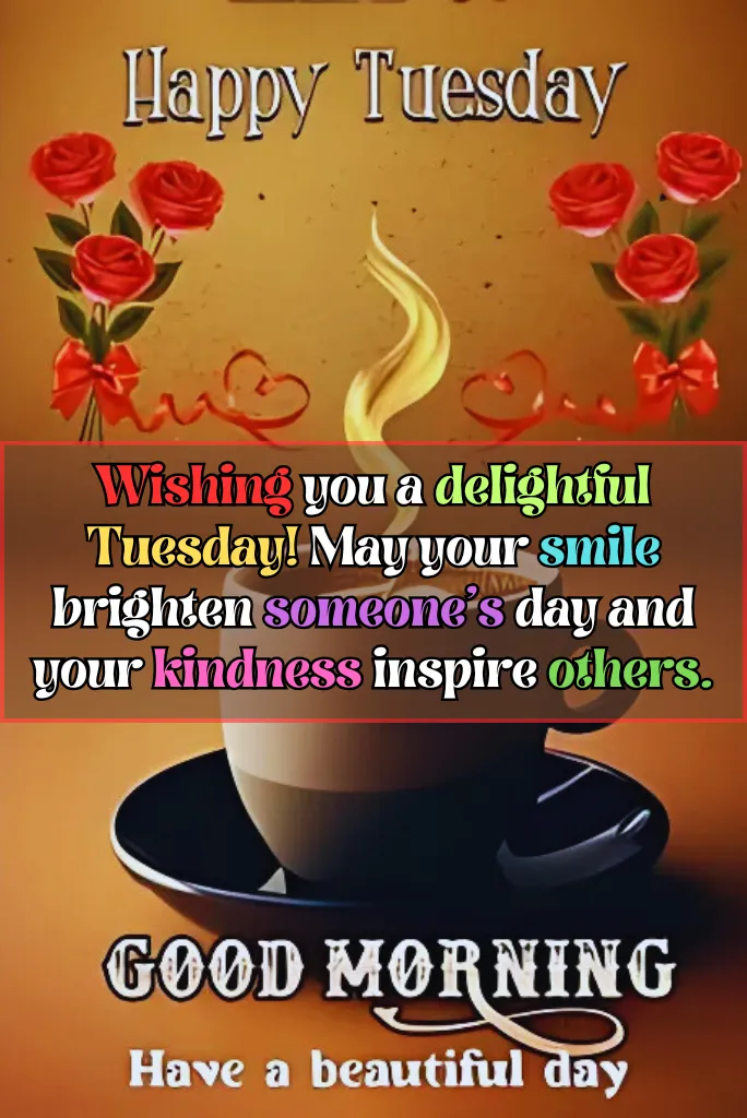 Good Morning Tuesday Blessings​