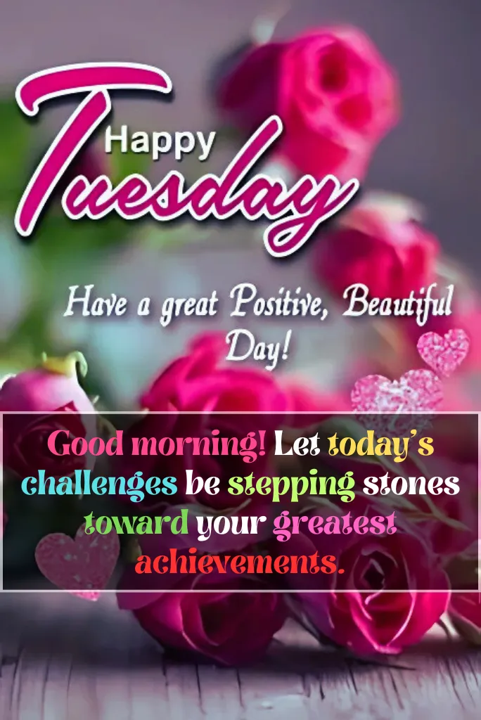 Good Morning Tuesday Inspirational Blessings