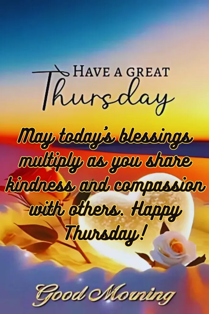 Happy Thursday Blessings Images