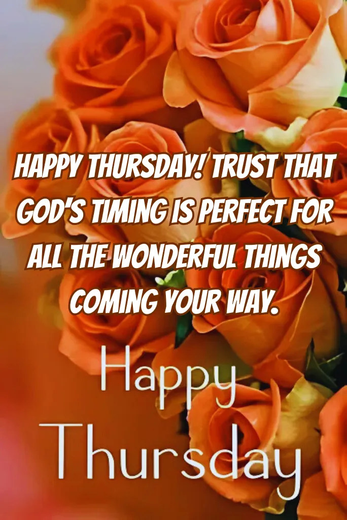 Happy and Blessed Thursday