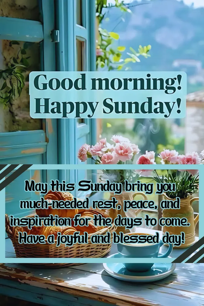 Inspirational Good Morning Sunday Blessings