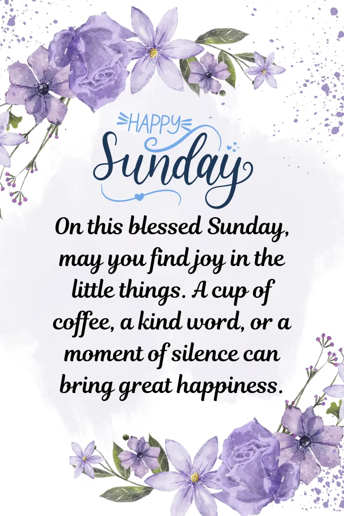 Positive Sunday Blessings