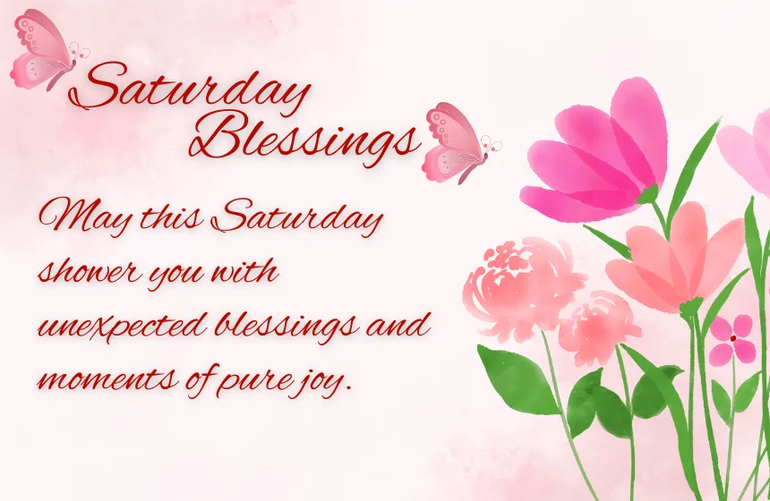 Saturday Blessings