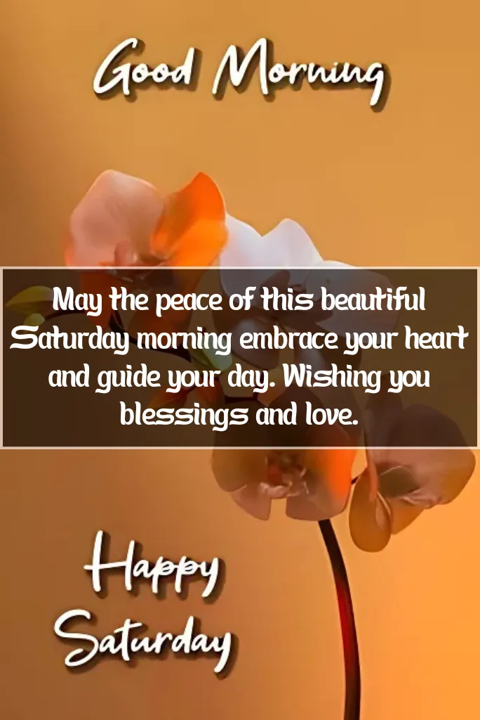 Saturday Morning Blessings