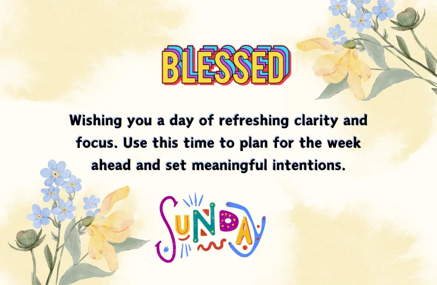 Sunday Blessings