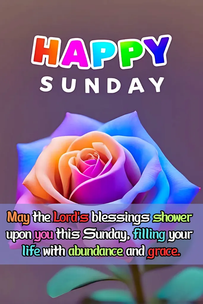 Sunday Good Morning Blessings